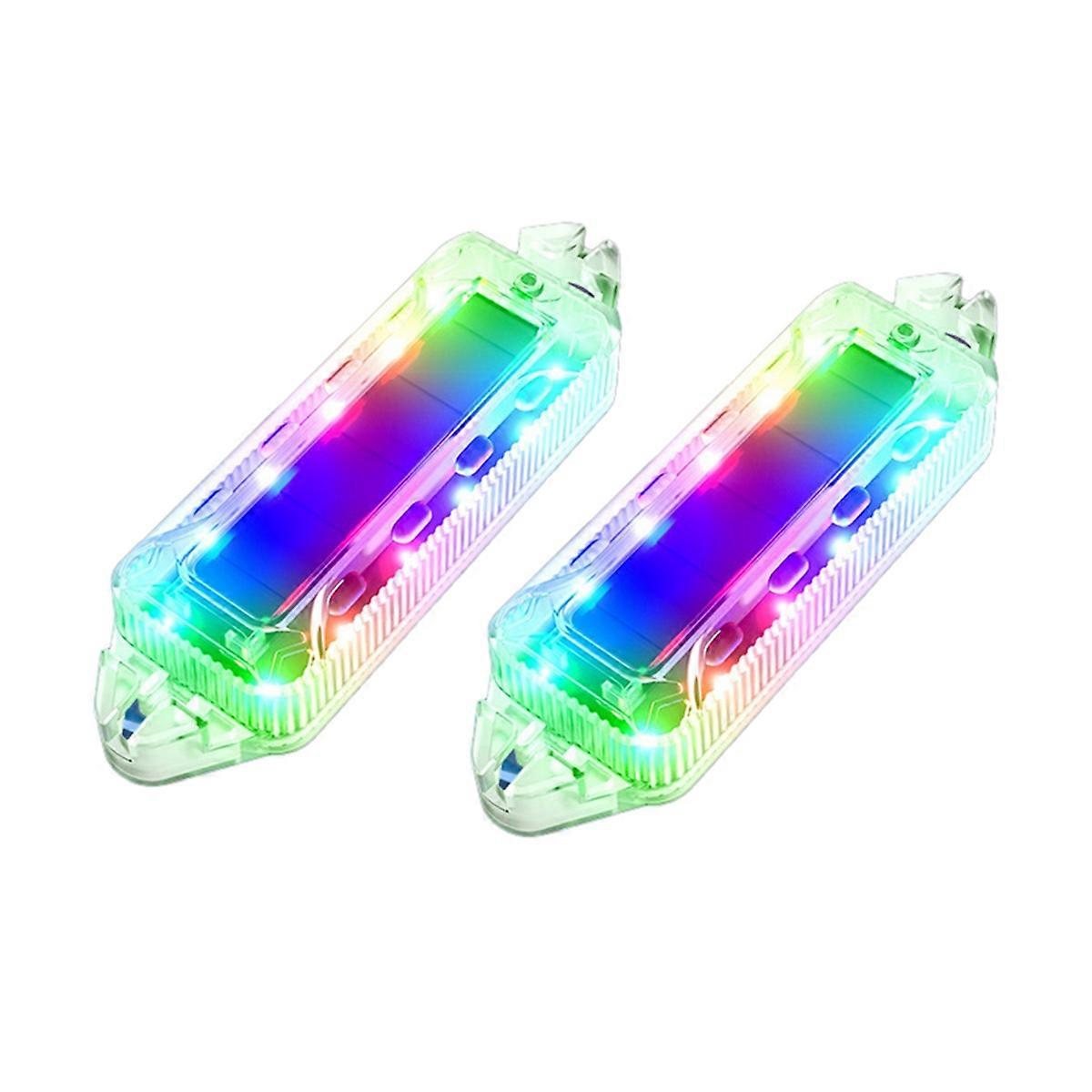 2 pcs Solar Powered LED Strobe Lights
2 pcs Motorcycle Car Night Safety Warning Strobe Light