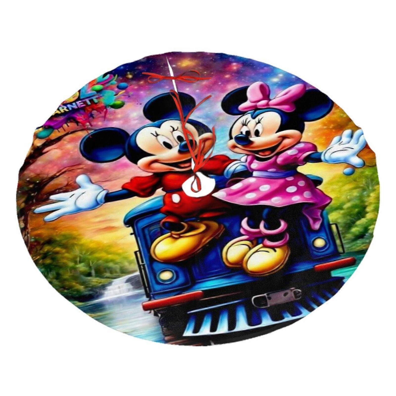 Mickey Mouse Tree Skirt for Christmas Tree and Holiday Tree Ornament Holiday Party Christmas Tree Decorations