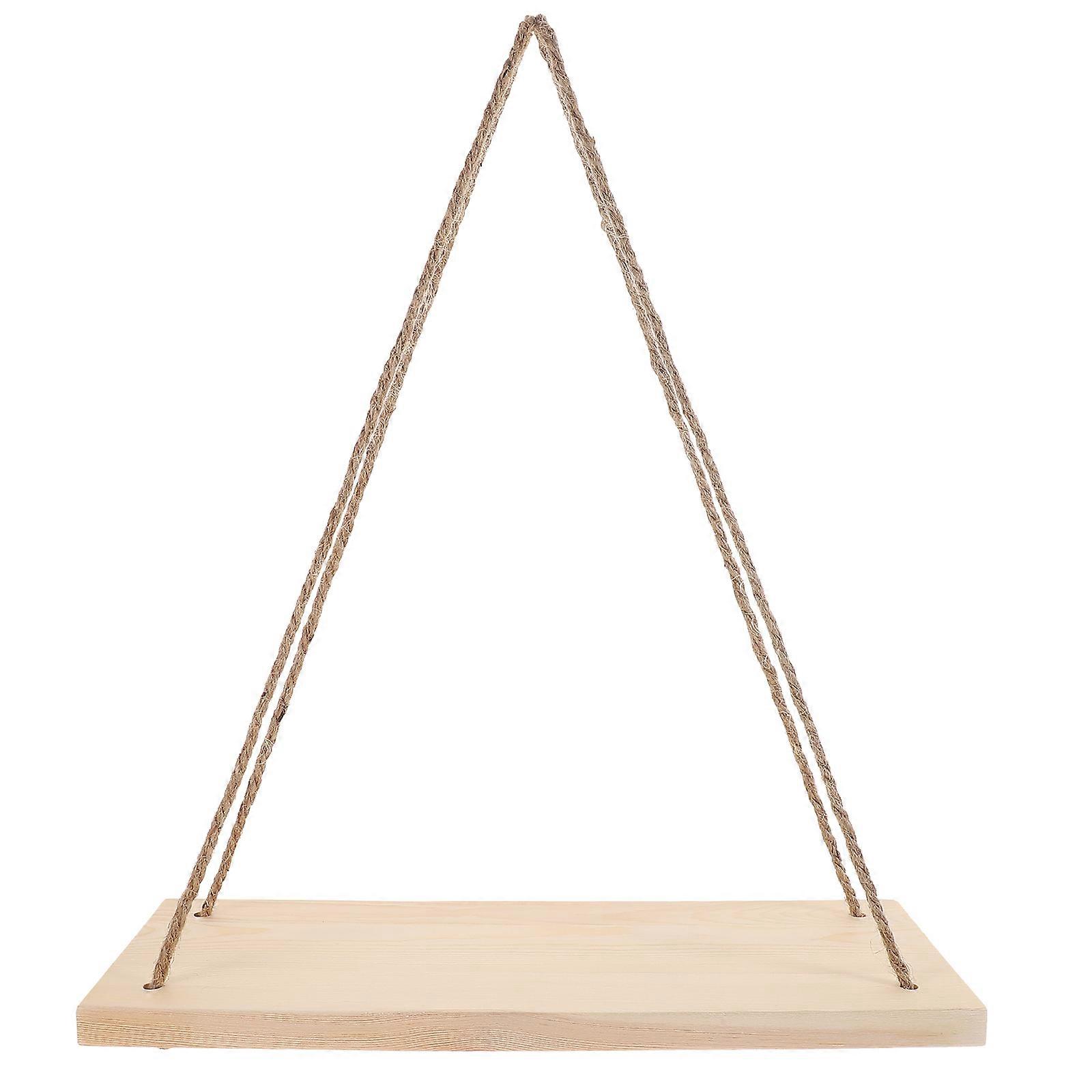 Wooden Wall Hanging Shelf Multi-Functional Organizer for 5Pcs Home