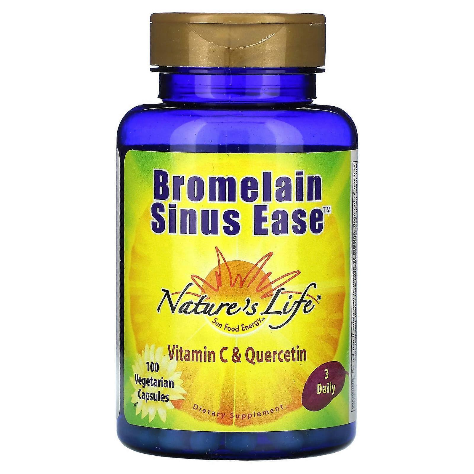 Bromelain Sinus Ease, 100 Vegetarian Capsules
