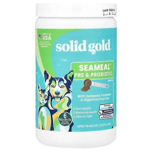 Solid Gold, SeaMealÃÂÃÂ¢ÃÂÃÂÃÂÃÂ¢ Pre & Probiotic, For Dogs & Cats, 8 oz (226 g)