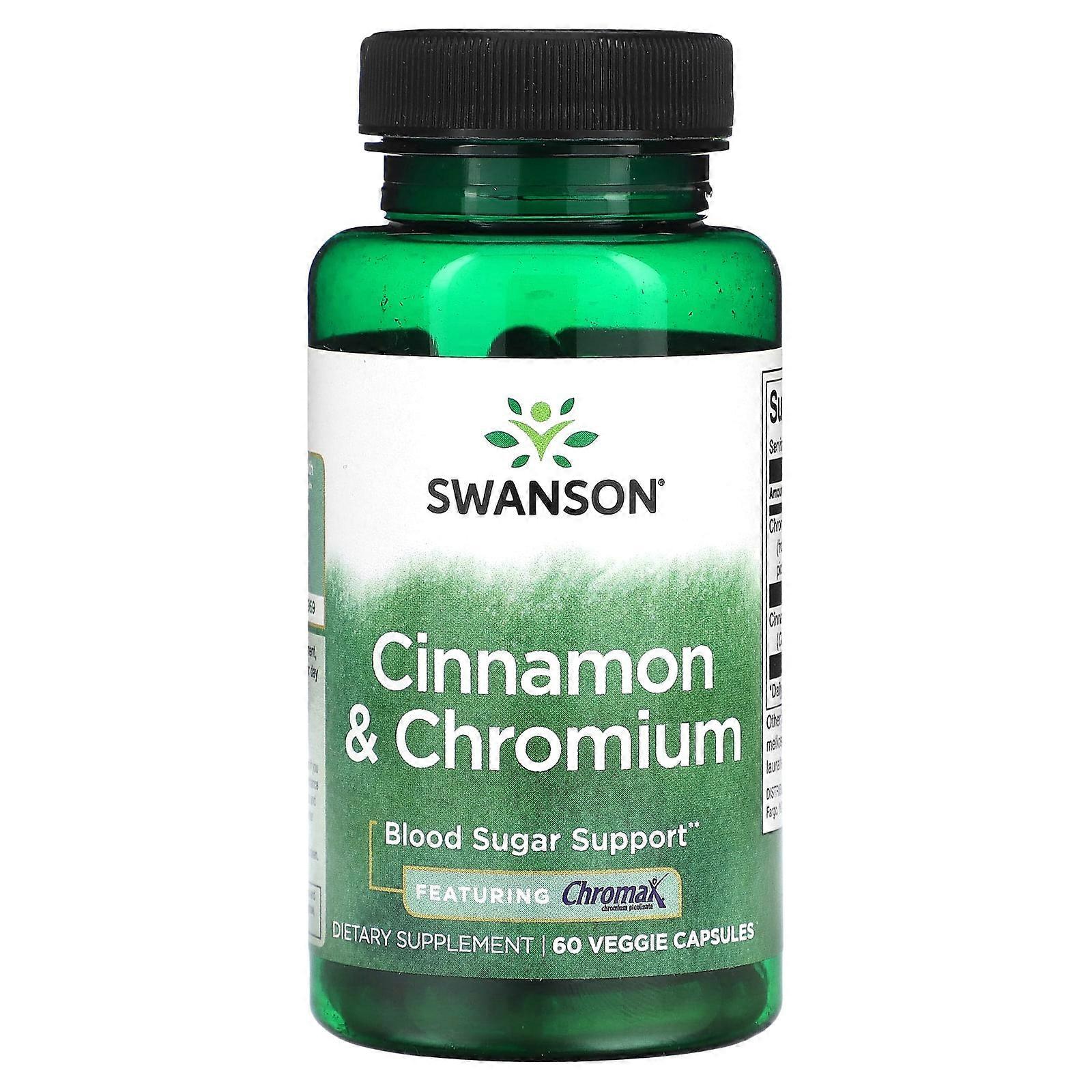 Cinnamon & Chromium, 60 Veggie Capsules