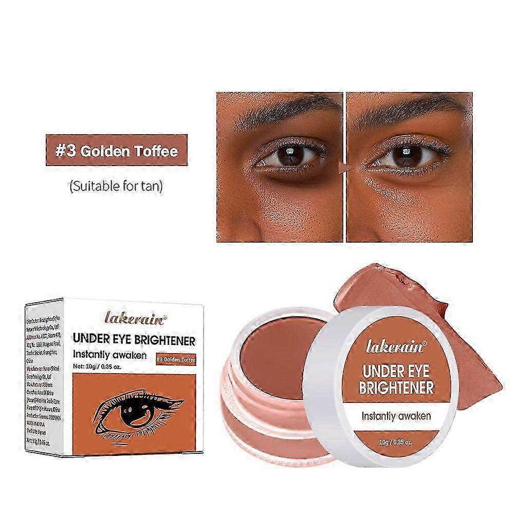 2025 Under Eye Brightener & Concealer - Hydrating Color Corrector for Dark Circles, Lightweight Undereye Brightening Cream, Smooth & Blendable