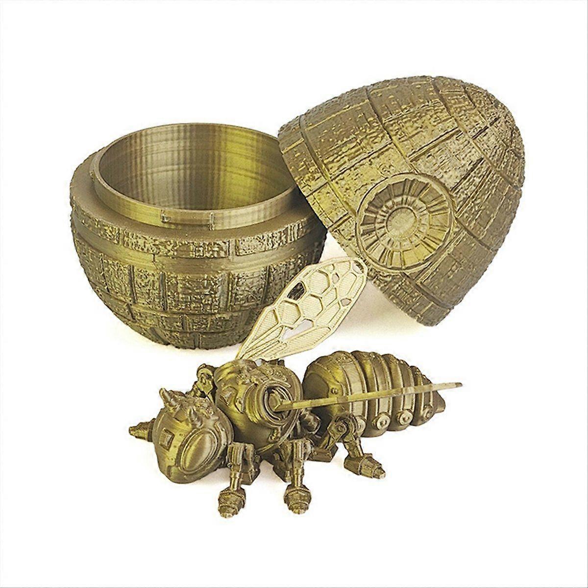 Mechanical Bee Cool Cute Children's Gift Hand Model bronze color