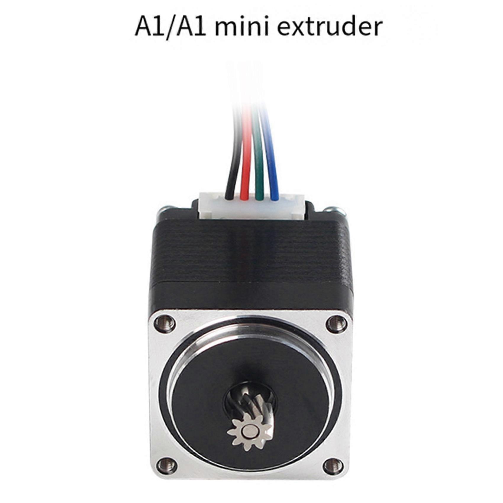 2X Extruder Motor for Tuozhu A1/A1 Mini Extruder Motor 28 Stepper Motor with Motor Line Small Size 3D Printer