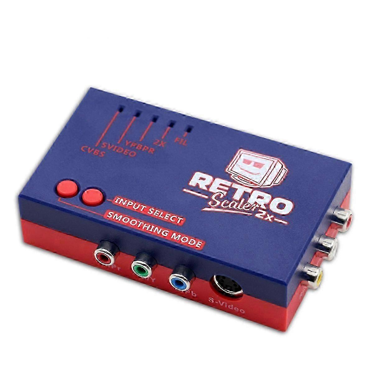 For RetroScaler2x AV to HD Converter Line-Doubler for Retro Game Consoles PS2 N64 Dreamcast MD1 MD2