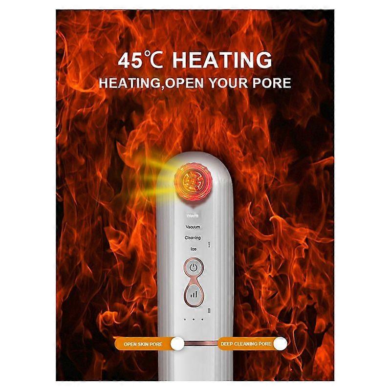 Red Blue LED Therapy Bubble Electric Tool Pore Cleaner Vacuum Remover