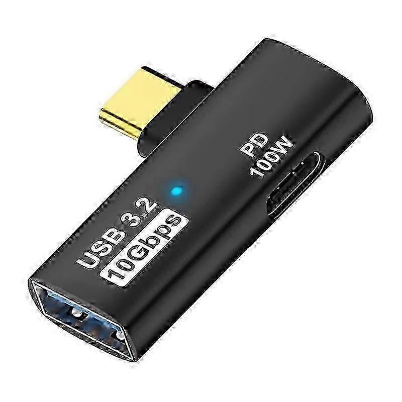 3 in 1 Double Type-c Adapter USB 3.2 Charge Cable Charger Earphone Converter USB C Splitter for Smartphones Headphone Multifunction Adapter