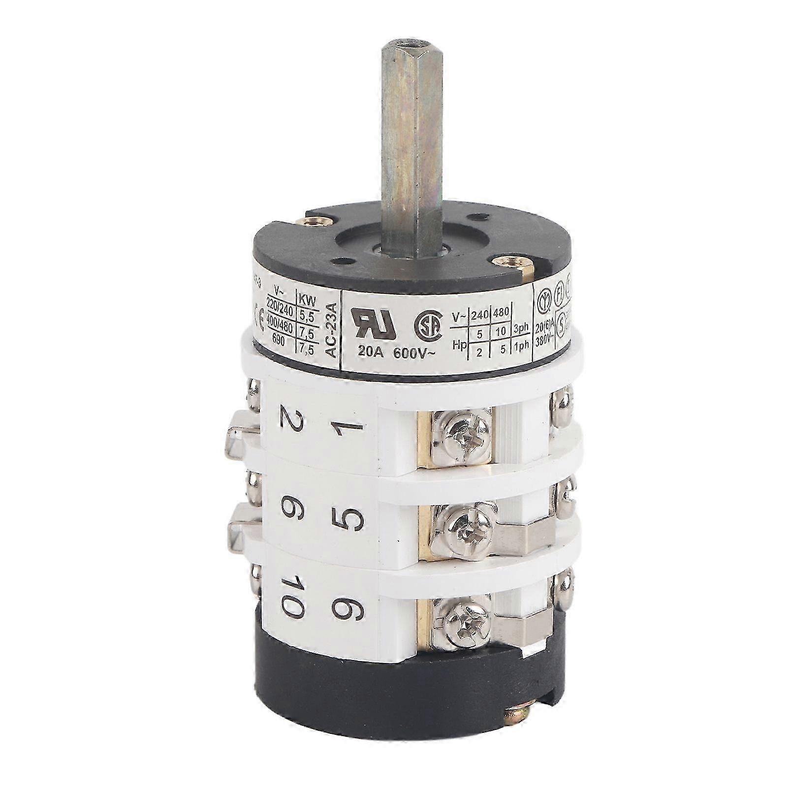 220V/380V 20A Car Tire Changer Metal Machine Motor Forward Reverse Switch Tool SZRH