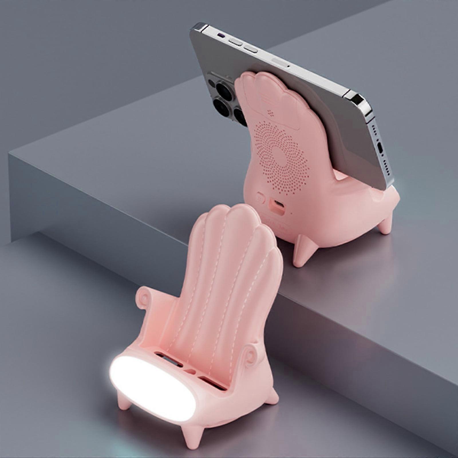 Wireless Car Charger, 15W Desktop Magnetic Stand with Aromatherapy & 3D Sound, Compatible with Qi-enabled Devices