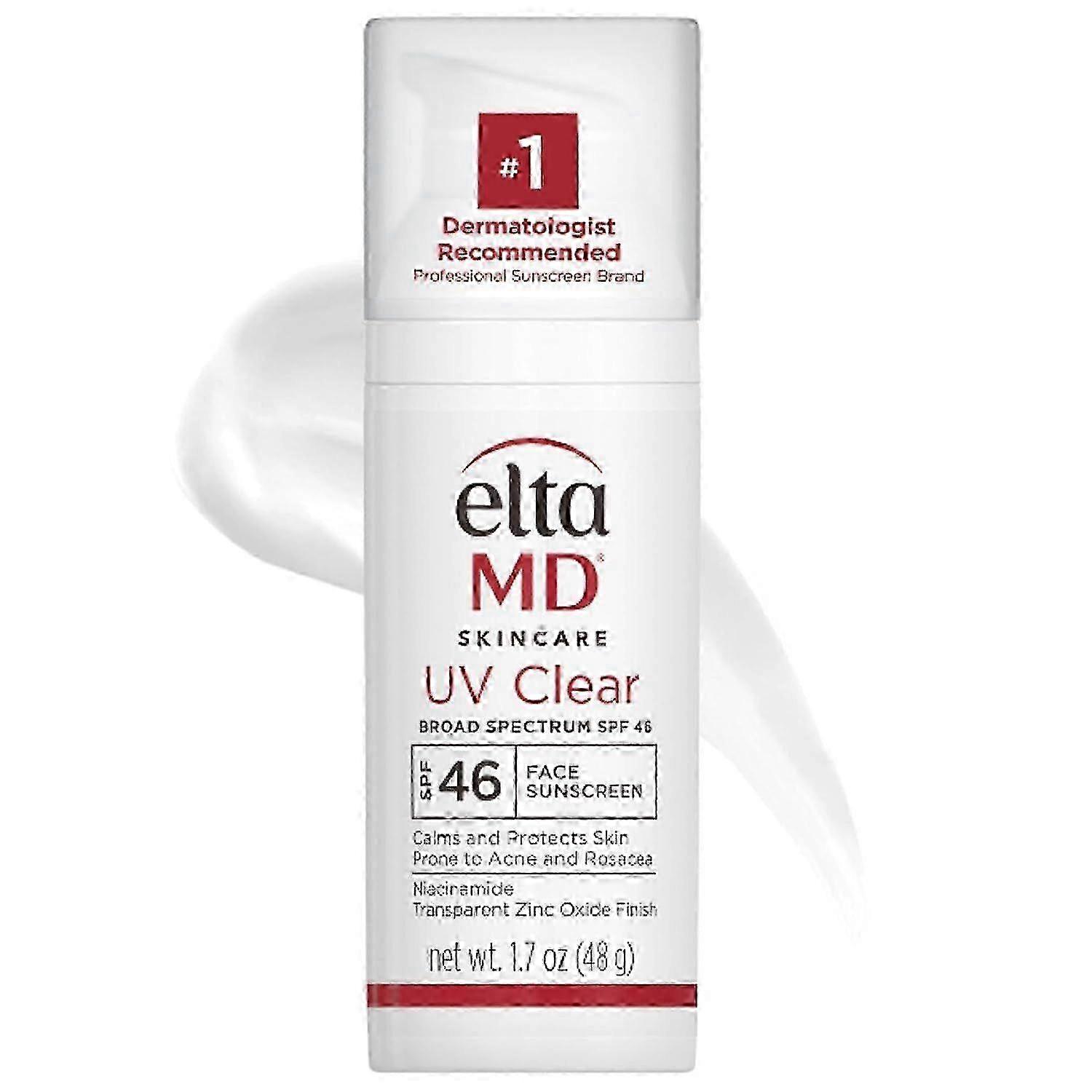 EltaMD 酸化亜鉛を含む UV クリア フェイス 日焼け止め - オイルフリー & 高 SPF 46 プロテクション