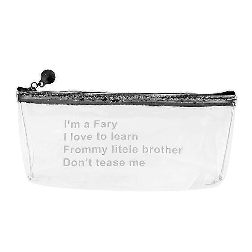 Double Canvas Solid Color Pencil Case Pencil Case Student Storage Pencil Case