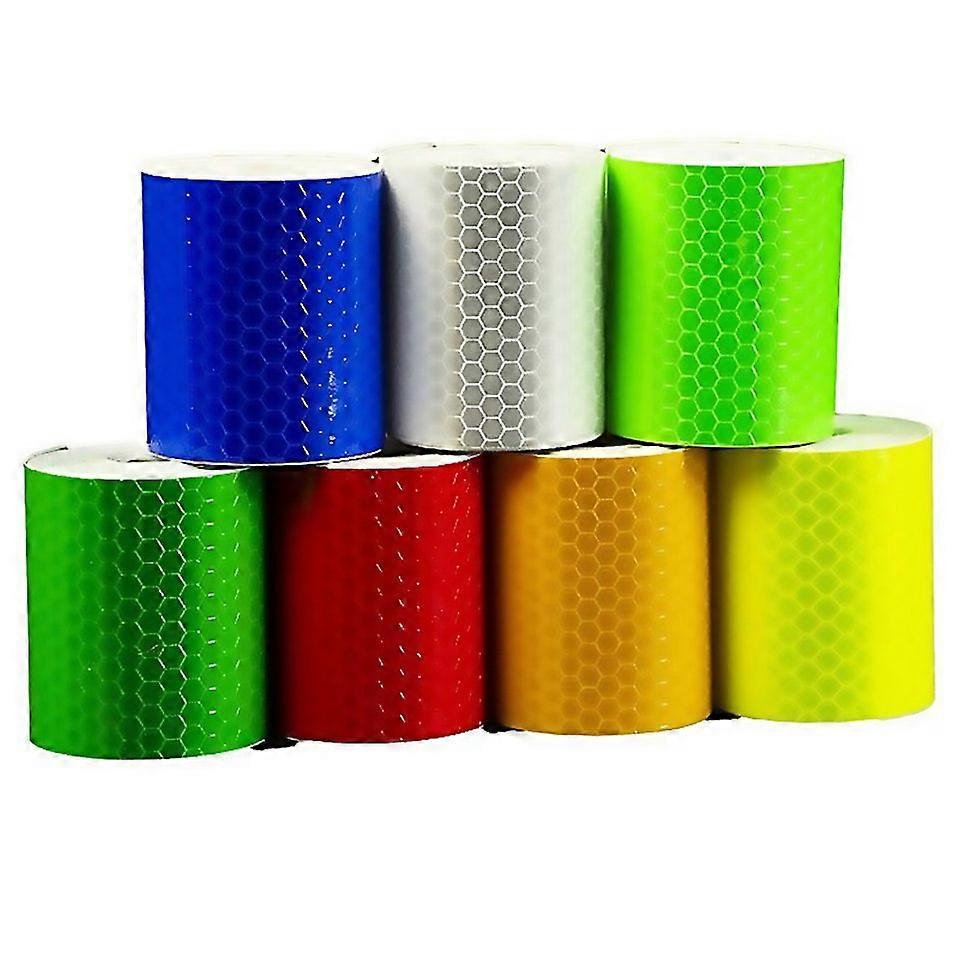 For 6pcs Reflective Safety Warning Tapetape High Intensity Grade Selfadhesive