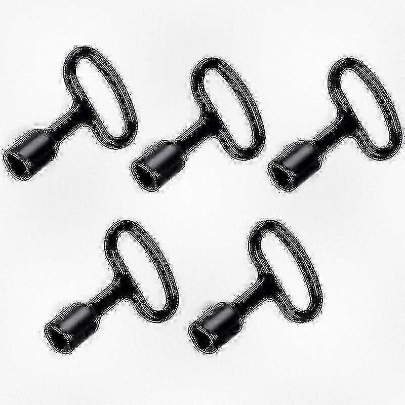 Set of 5 Triangle Shaped Metal Keys for Accessing Gas, Water, and Electric Meter Cabinets