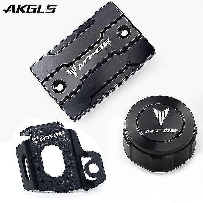 Front And Rear Brake Fluid Reservoir Caps And Rear Brake Reservoir Cover Accessories For Yamaha Mt09 Mt-09 Mt 09 Sp 2014-2022