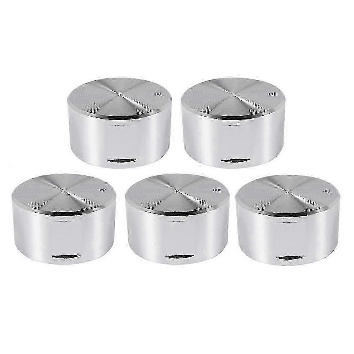 5 Pcs Metal Gas Stove Knobs Replacement for Cooker Range Oven Burner Control Switch Edition 1105
