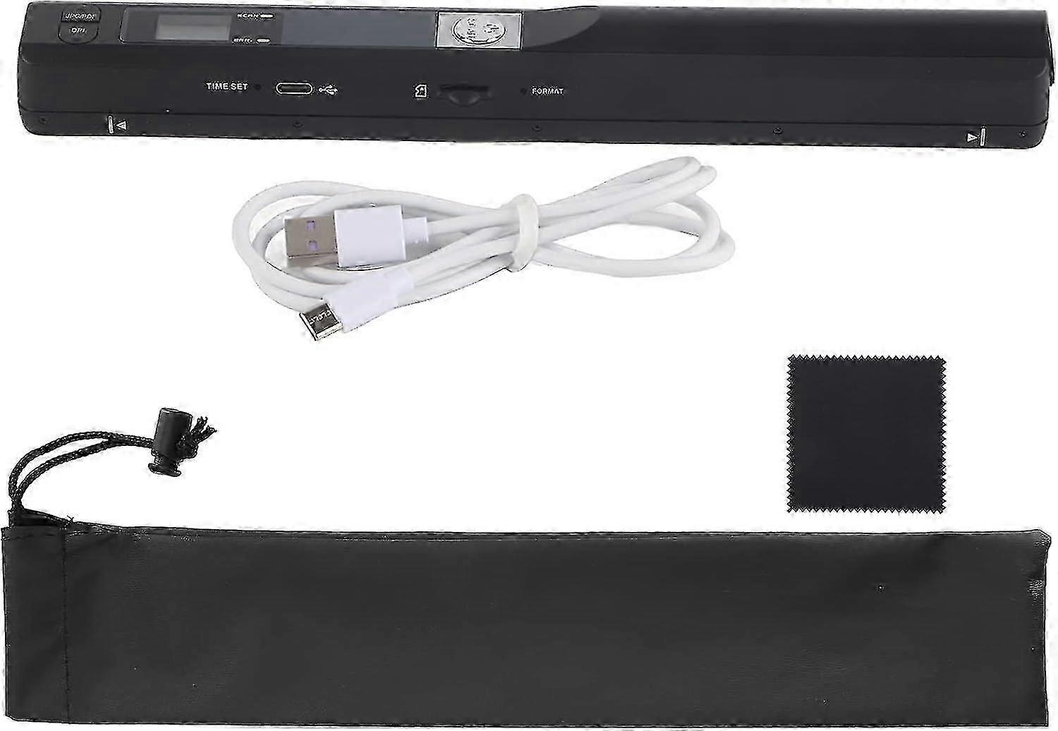 Portable Scanner, Mini Handheld Photo Scanner For A4 Documents Photo Pictures Receipt Uploads To Pc