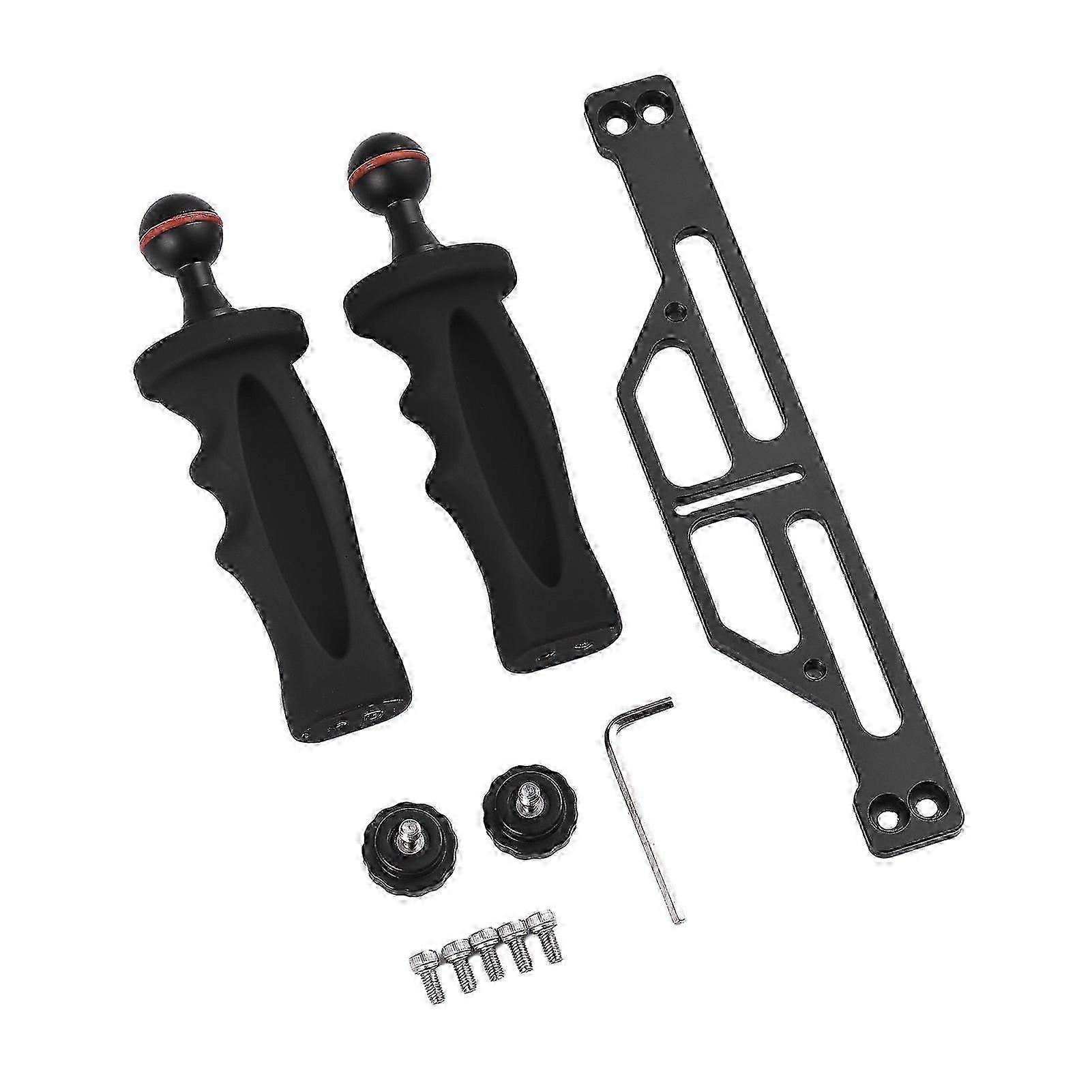 Andoer Camera Diving Rig with Dual Handle Underwater Tray Stabilizer for DSLR and Sports Camera Diving Housing Bracket