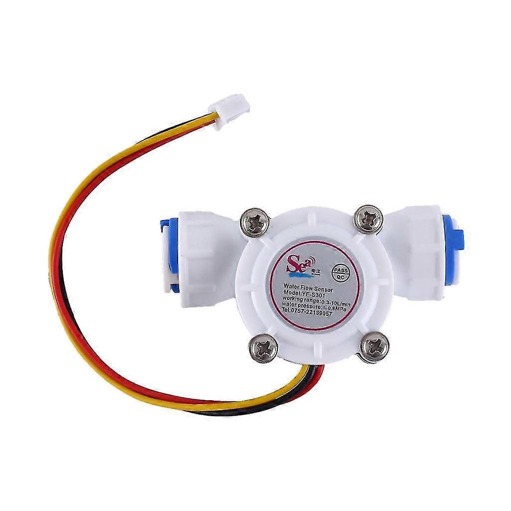 Quick Connect Hall-Effekt-Sensor 3/8" Wasserdurchflusssensor Lebensmitteltauglicher Durchflussmesser