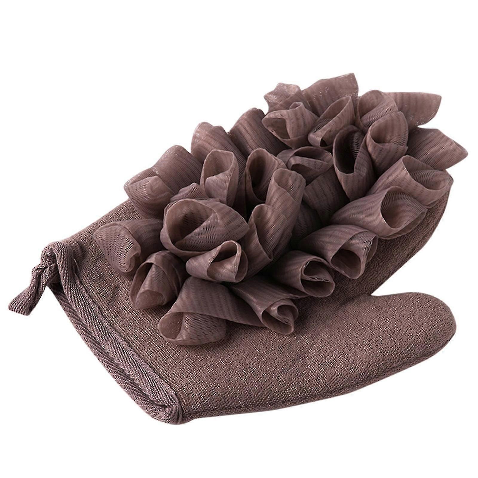 Bath Sponge Gloves With Shower Loofahs Multifunctional Exfoliating Back