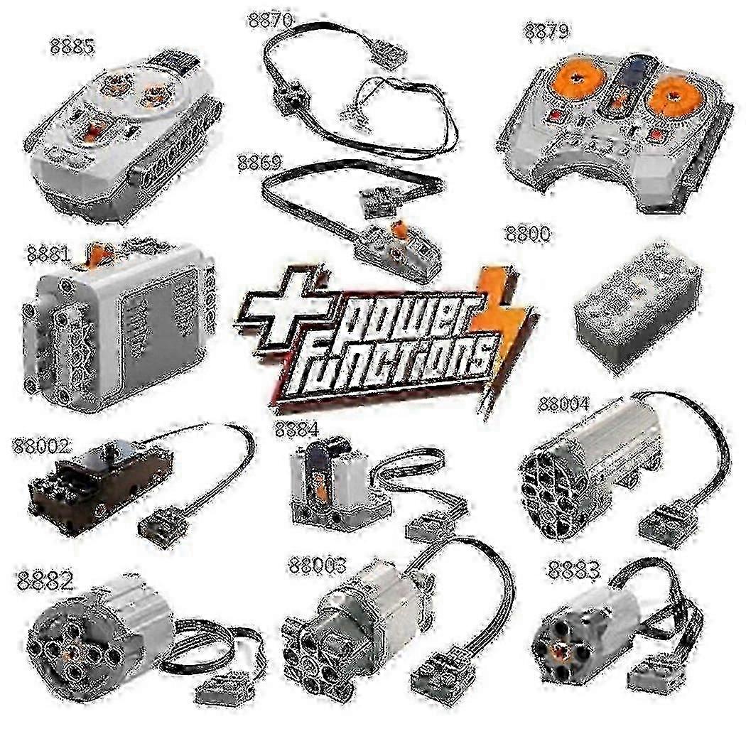 Power Functions All Parts Technic Motor Remote Receiver Battery Box Lot For Lego jkw