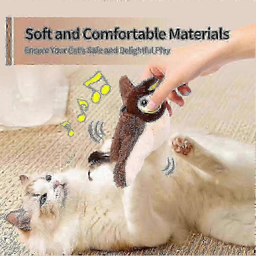 Electronic Interactive Flying Bird - Ideal Toy for Cats