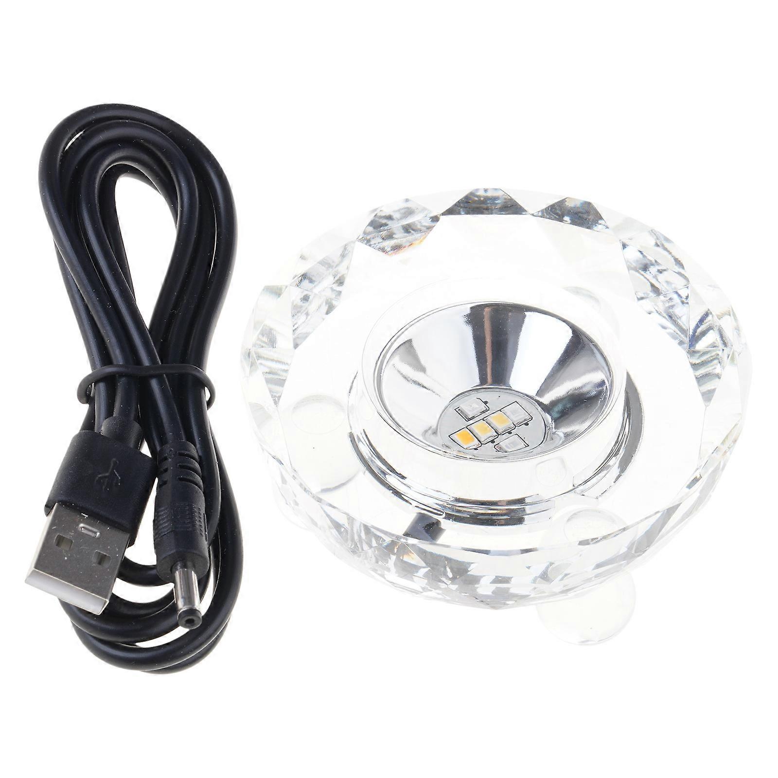 Adjustable Lighting Stand for Jewelry Presentation USB Powered Stable Base With Energy Efficient LED Bulbs Multicolor