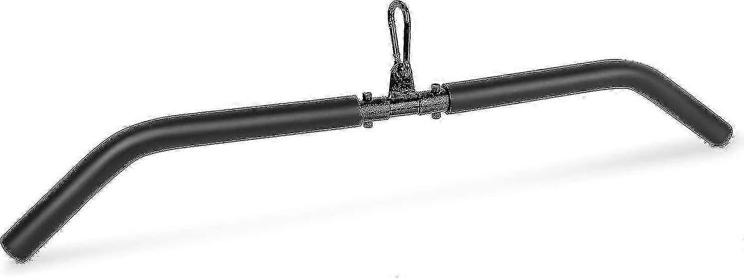 Pull Down Bar With Rubber Handle Cable Machine Attachment, Exercise Fitness Home Gyms For Muscle Building, Exercises Tricep Back Muscles, Strength