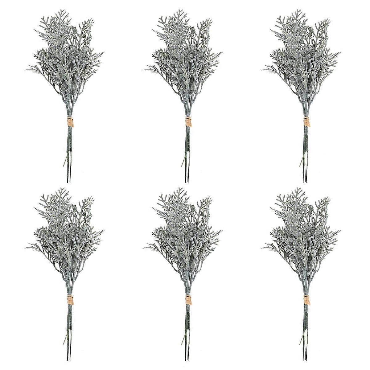 6pcs Imitation Flower Branch Imitation Flower Stem Artificial Flower Branch