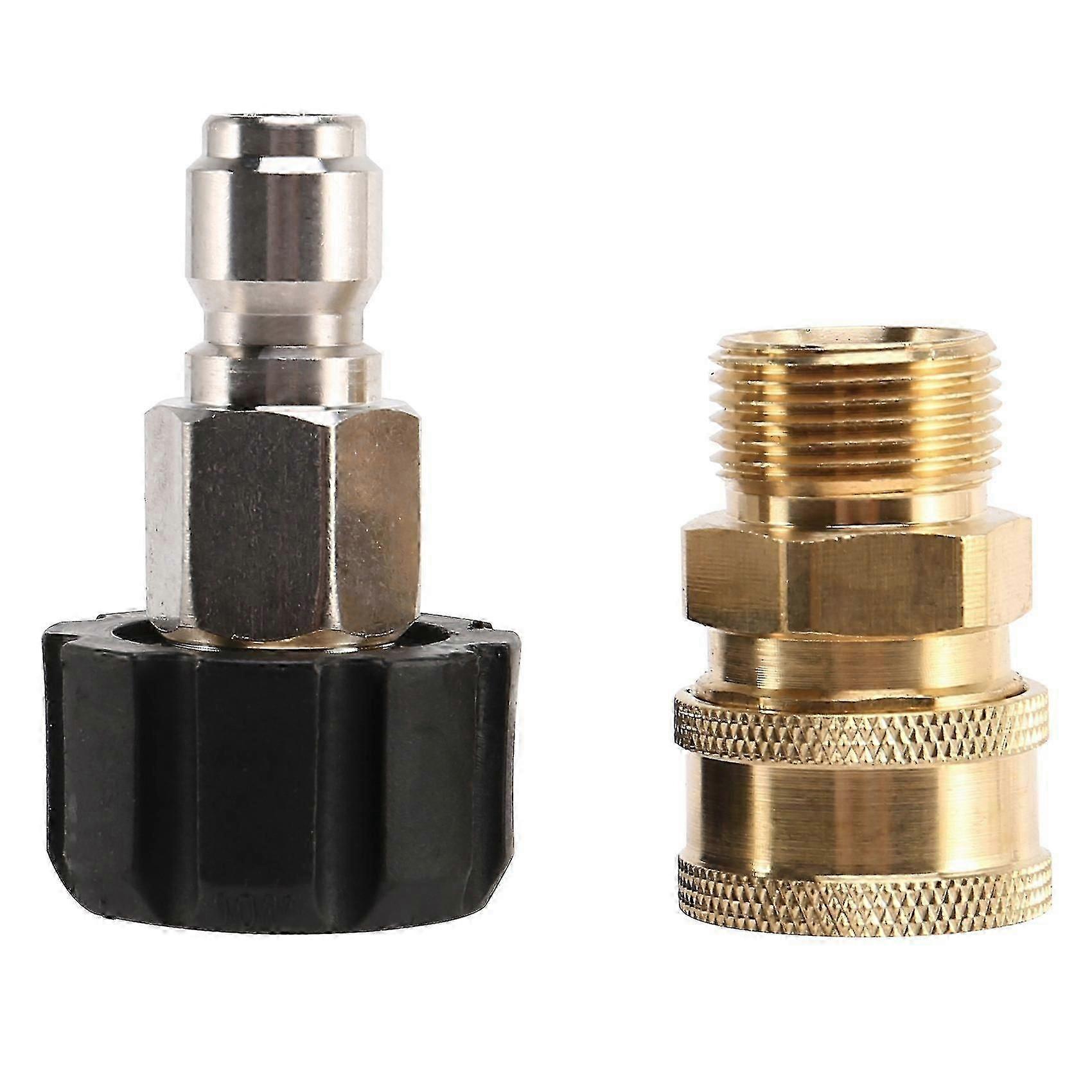High Pressure Washer Adapter Set Quick Connect Kit, Metric M22-15mm, Twis292-y