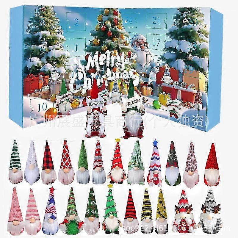 Holiday Countdown Calendar with 24 Hidden Treasure Boxes