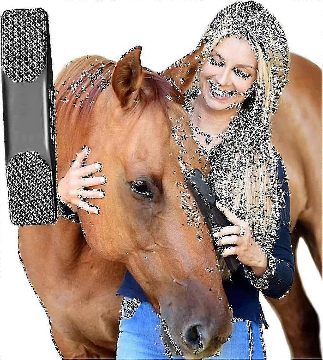 Equine Massage Brush with 6 Grooming Functions