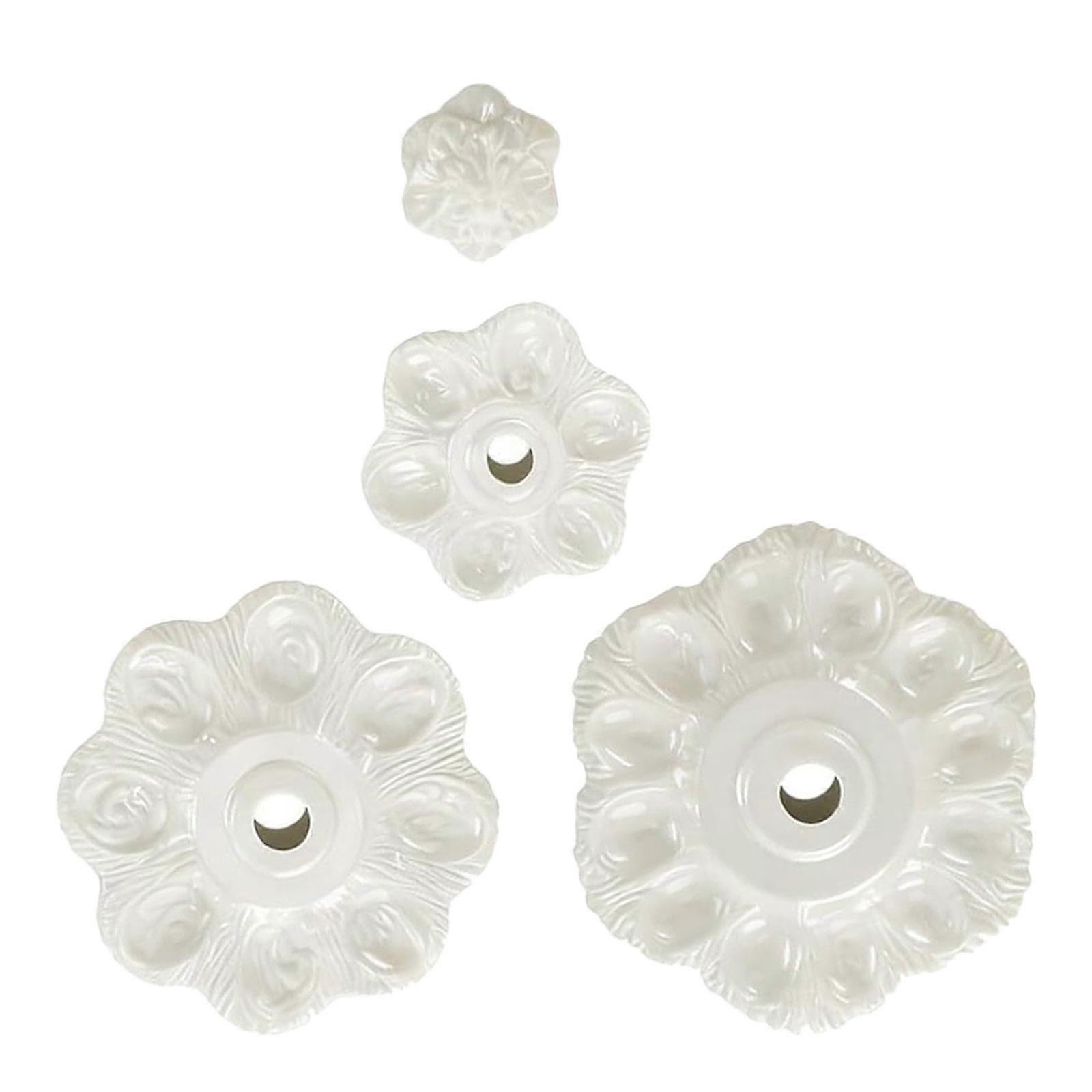 Resin Christmas Tree Shape Deviled Eggs Tray with Easy Cleaning Surfaces for Kitchen Use and Decoration  White 26cm