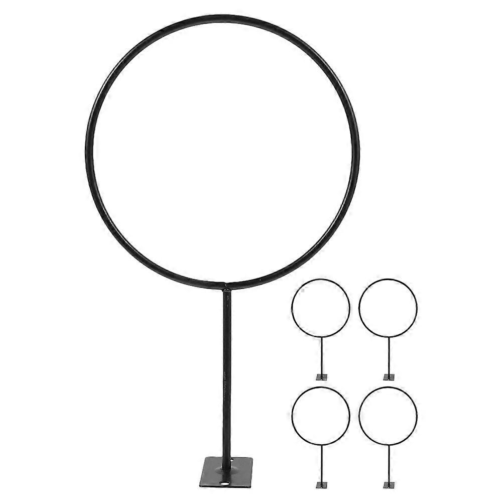 Black Basketball Holder Wall Mount for Multi-Function Ball Storage 5Pcs