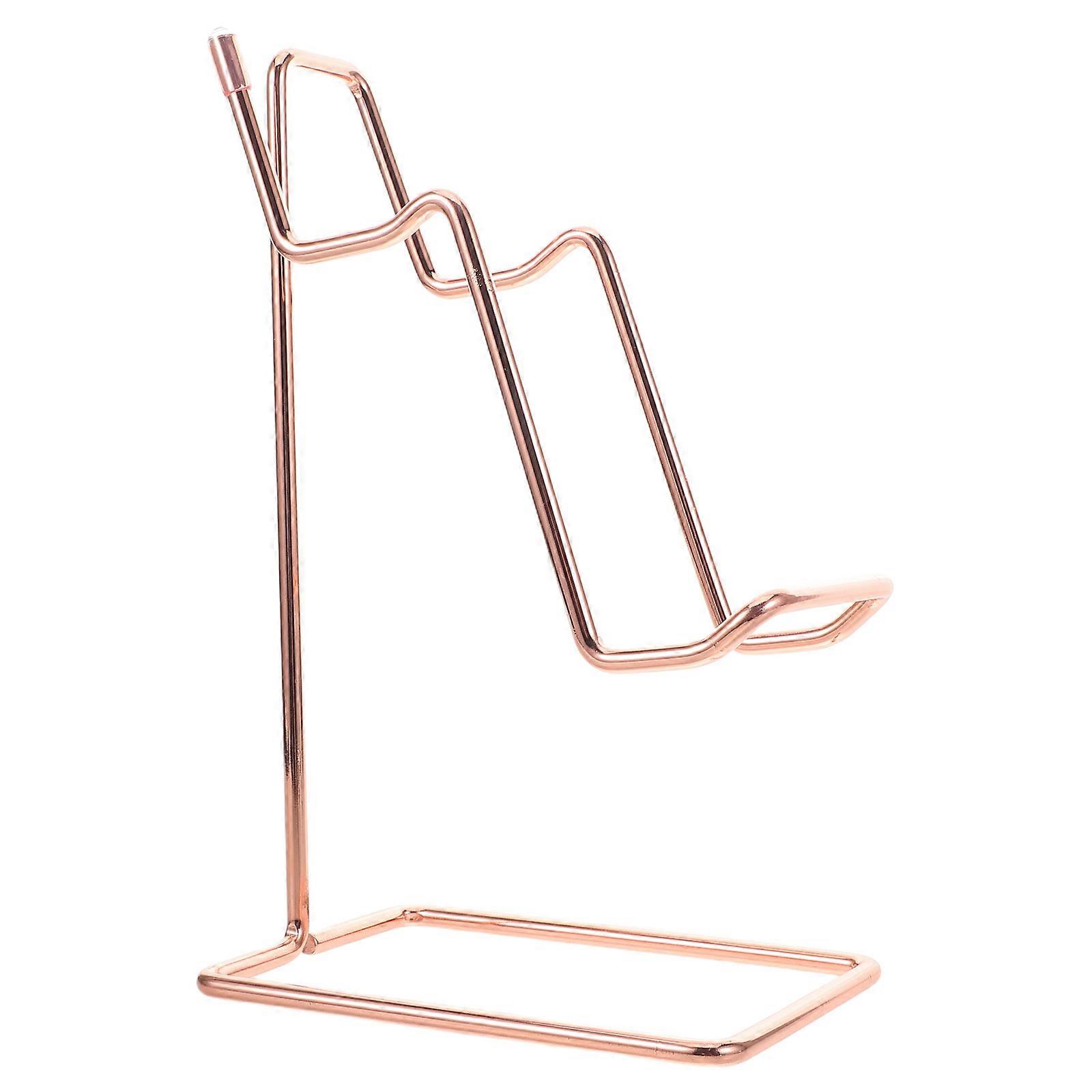 Rose Gold Game Controller and Headphone Stand for Desk Organizer 2-Tier