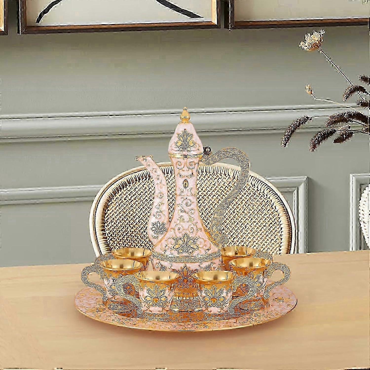 Cups And Tray Collection Aureate White 25-26S