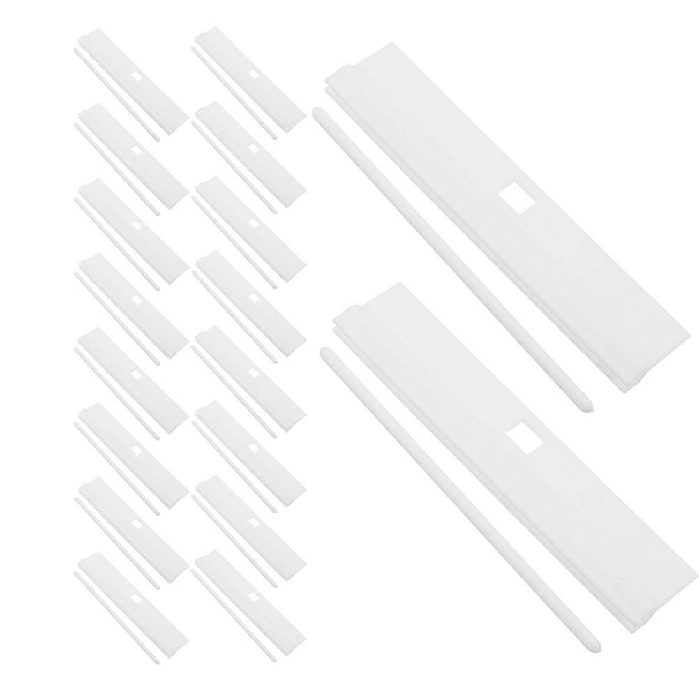 PVC Vertical Blind Accessories 30Pcs for Blinds Replacement Home Use