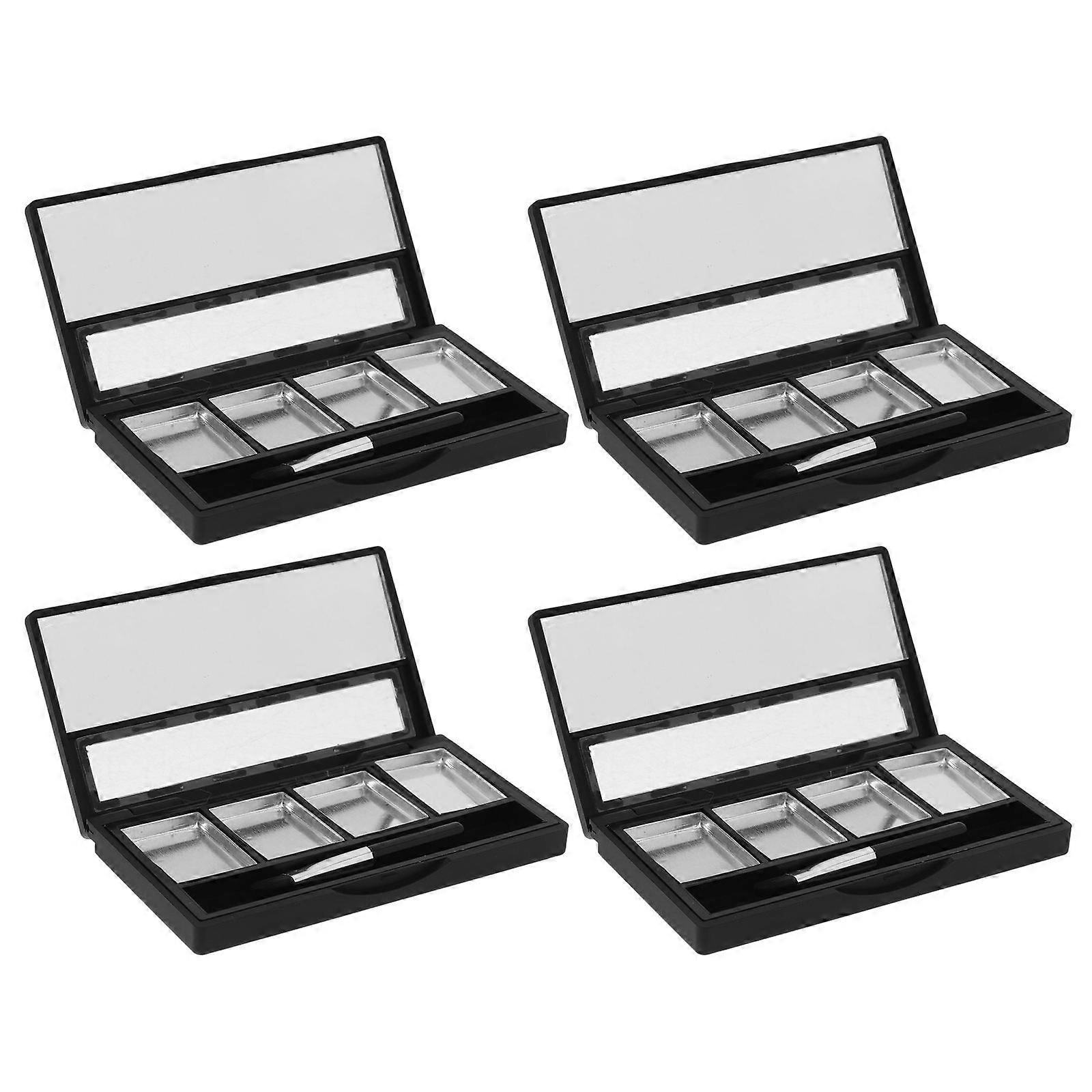 Empty Eye Shadow Pallet with Compartments for Storage 12Pcs
