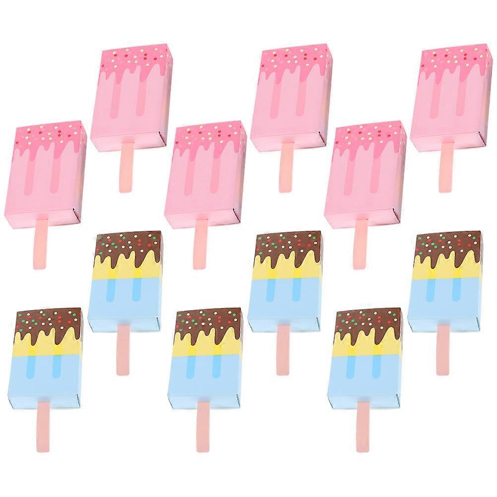 Candy Boxes Treat Box for Storage 24Pcs Paper Biscuit Snack Container