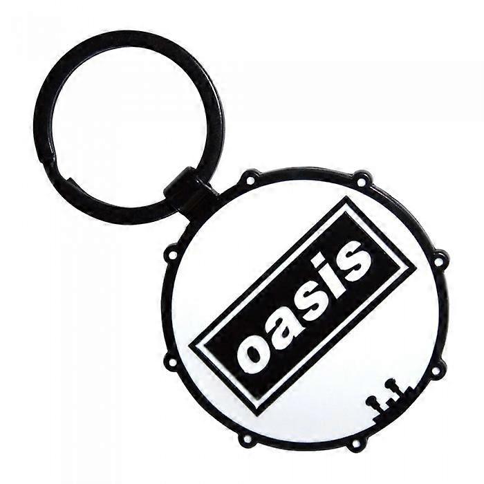 Oasis Decca Logo Drum Keyring