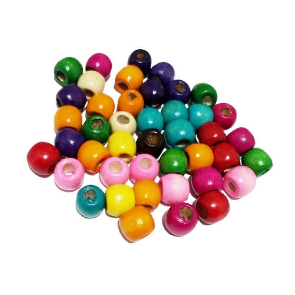 Wooden Beads DIY Dreamcatcher Accessory for Craft Projects 200Pcs