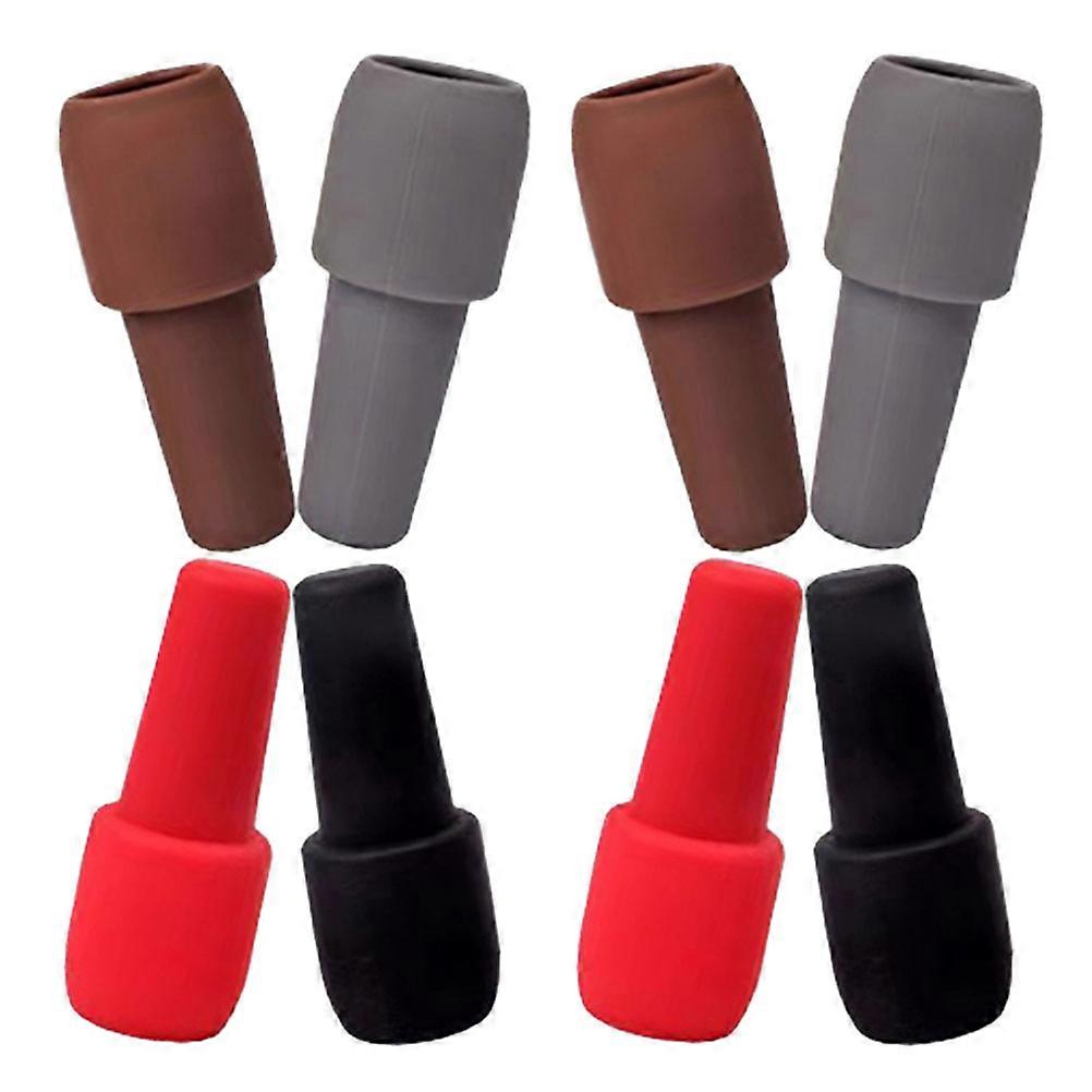 Grape Silicone Cap Leak Proof 8Pcs Reusable Set