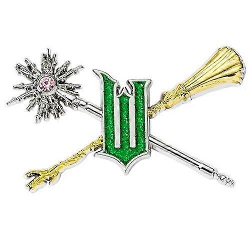 Wicked Wand And Broom Badge