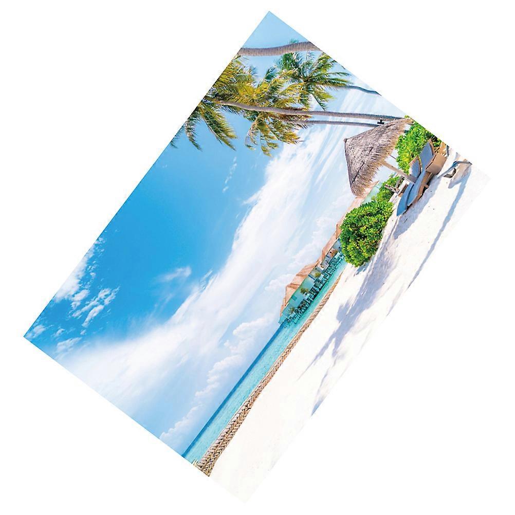 Summer Backdrop 2 Pcs Hawaiian Background Cloth For Indoor And Outdoor Events Assorted Color 180X110CM