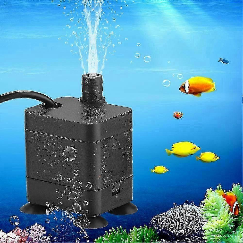 Mini Submersible Aquarium Pump Adjustable Flow Rate Silent Operation Waterproof Design