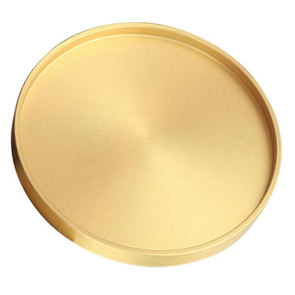 Golden Copper Teacup Coaster for Tea Serving with 4Pcs Set