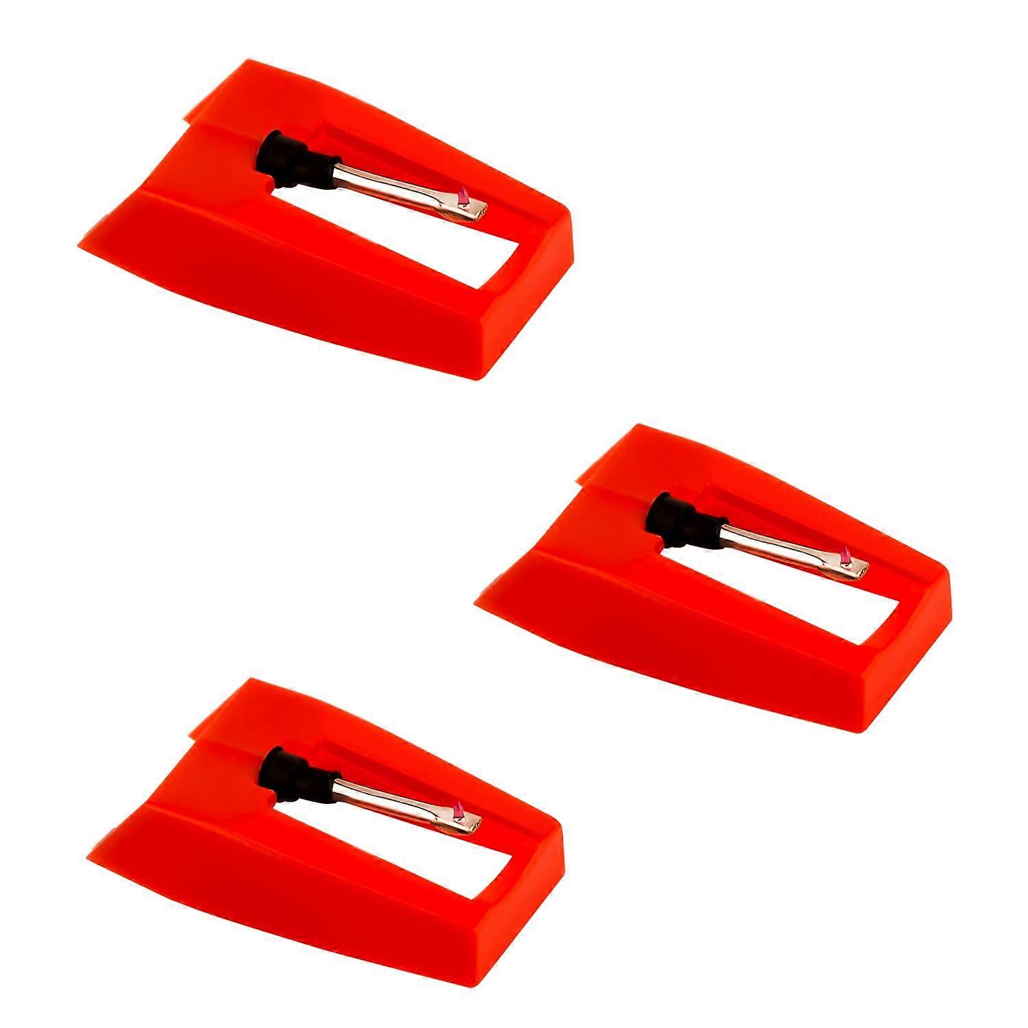 Record Player Needle Replacement Diamond Stylus for Turntables Red KBD15412