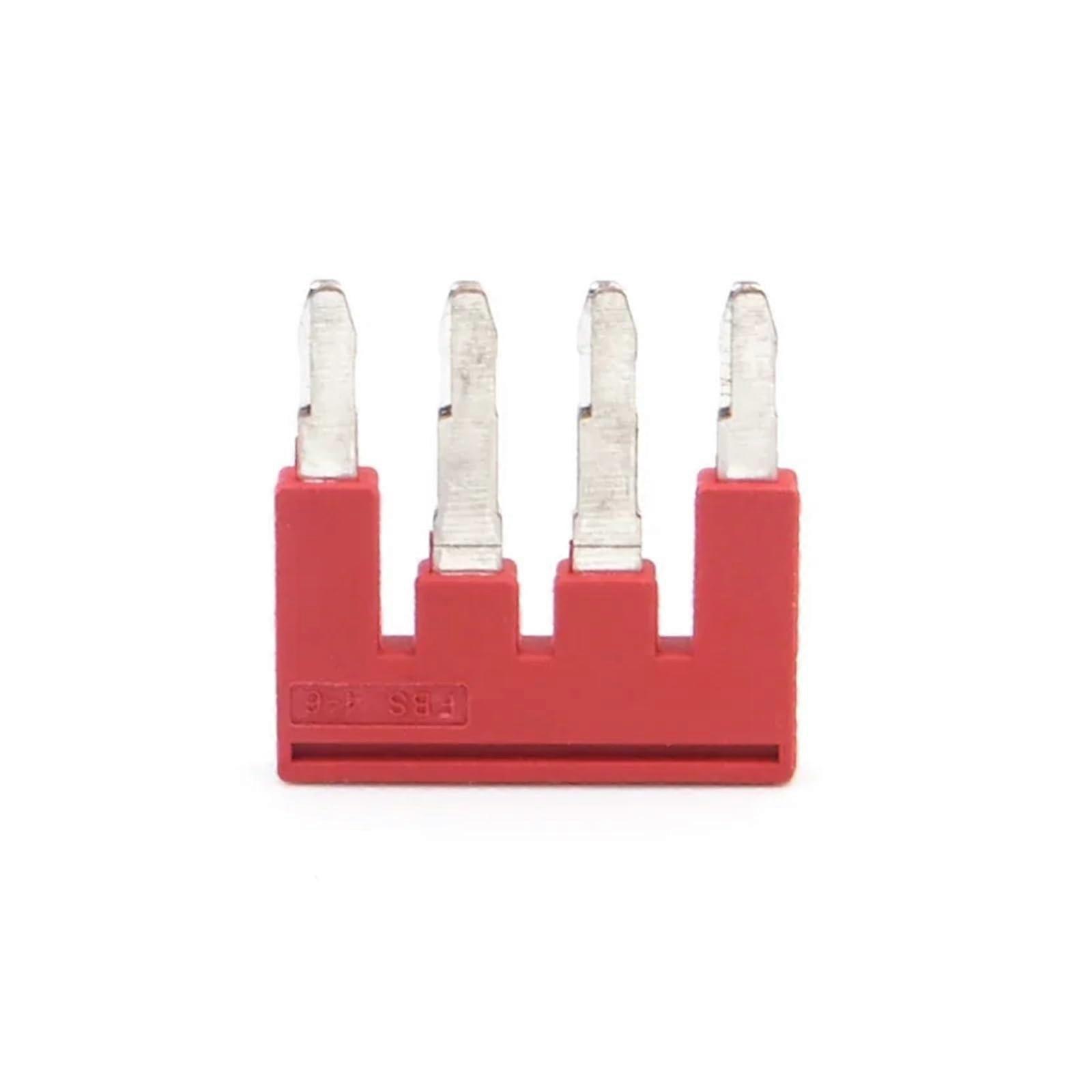 Jumper Bridge FBS2-6 10-Pcs Plug-in Bridge for ST and PT Rail Terminal Blocks, Compatible with FBS 4-6 Specifications