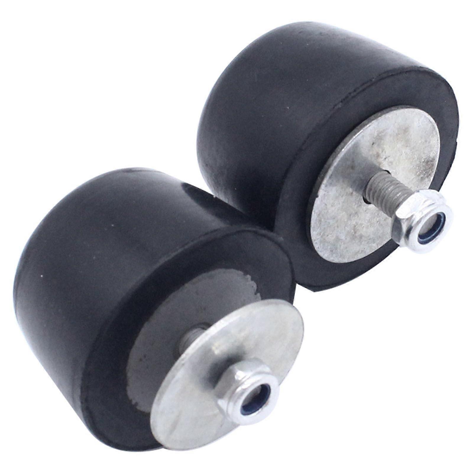 2PCS Heavy Duty Rubber Hood Bumpers Compatible with Jeep Wrangler JK TJ YJ 1987-2018