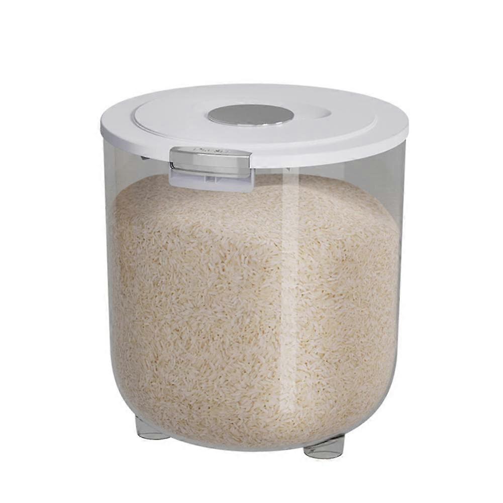 Large Airtight Rice Storage Container with Freshness Seal and Transparent Window for Grains